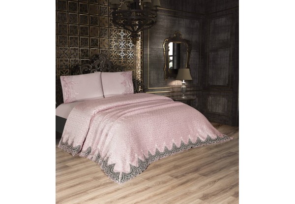 Battaniyeli Dantelli Prenses Çeyizlik Pike Takımı 4 Parça…