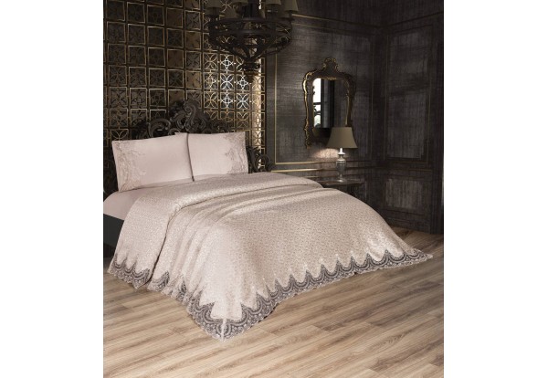 Battaniyeli Dantelli Prenses Çeyizlik Pike Takımı 4 Parça…